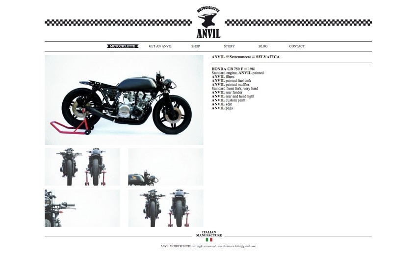 Radici Design - ANVIL Motociclette