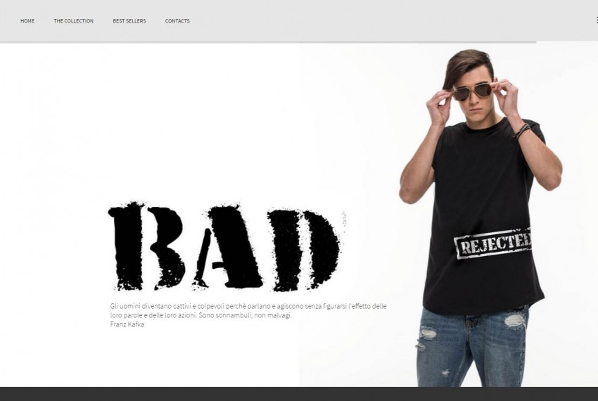 Radici Design - The T-Shirts - Sito web 2016