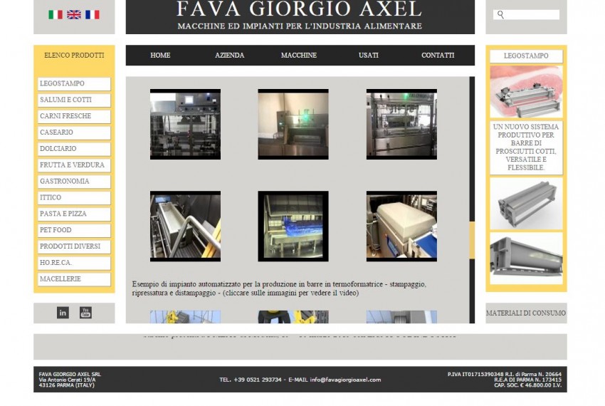 Radici Design - Fava Giorgio Axel - Sito web 2015